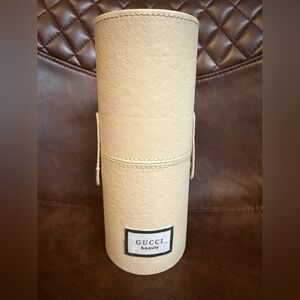 Gucci Beige Makeup Brush Holder - GWP